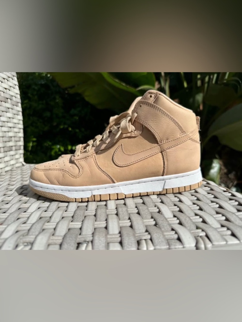 Size 8 - Nike Women's Dunk Premium High Vachetta Tan